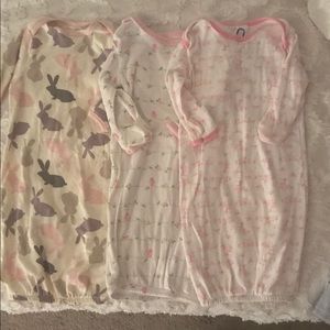 Lot of 3 baby gowns